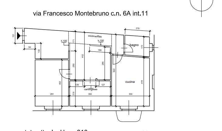 App.tto in Asta a Genova Via F. Montebruno 6A/11