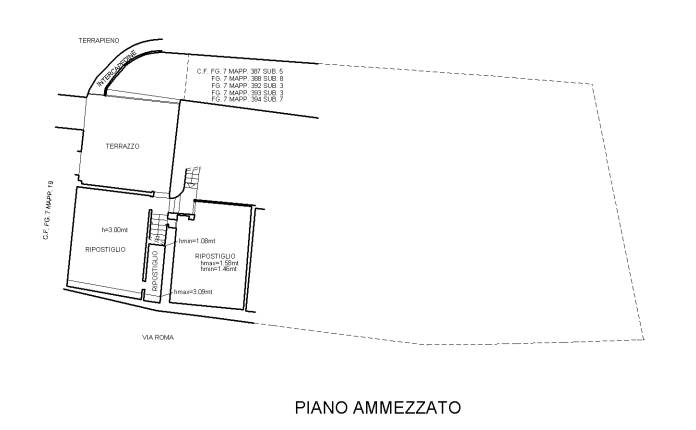 Locali in Asta a Recco (GE) Via Roma 252,254,256